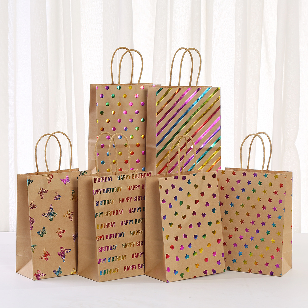 30pcs Stripe Kraft Paper Gift  - огляд і ціна Baby Zebra Clothing