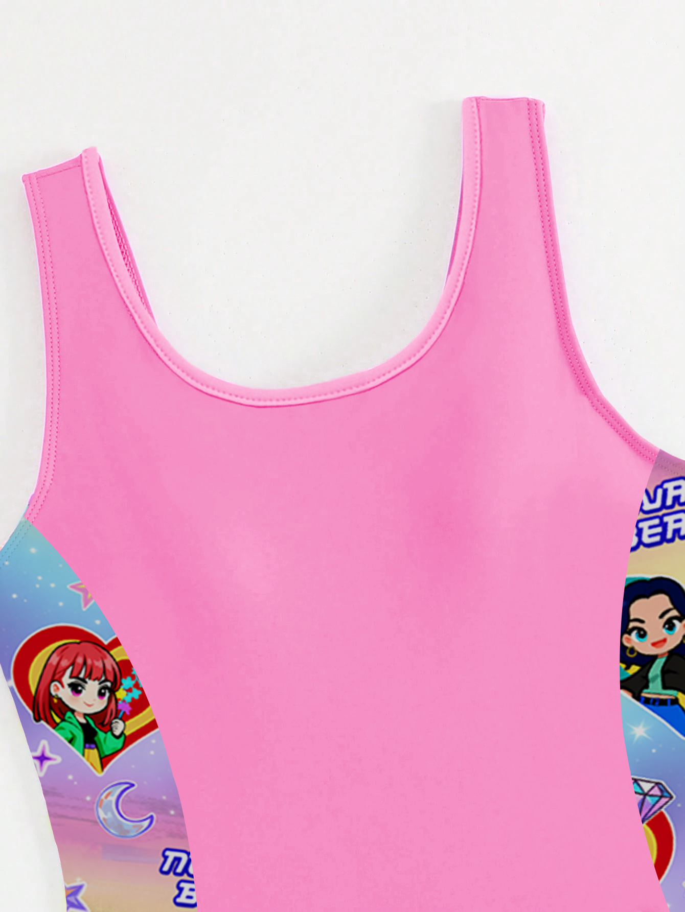 2-Piece K-POP Anime Print Girl - огляд і ціна Baby Swimwear Uv