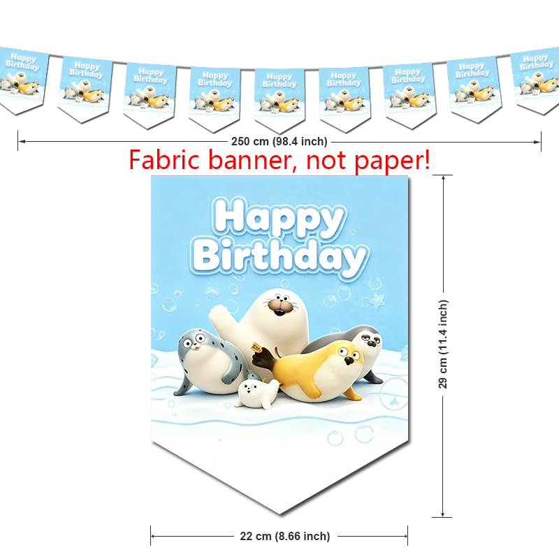Angry Blob Seal Birthday Party - огляд і ціна Baby Zebra Clothing