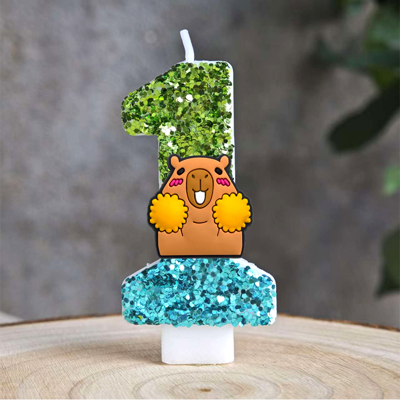 Cute Capybara Candles Theme 0- - огляд і ціна Baby Zebra Clothing