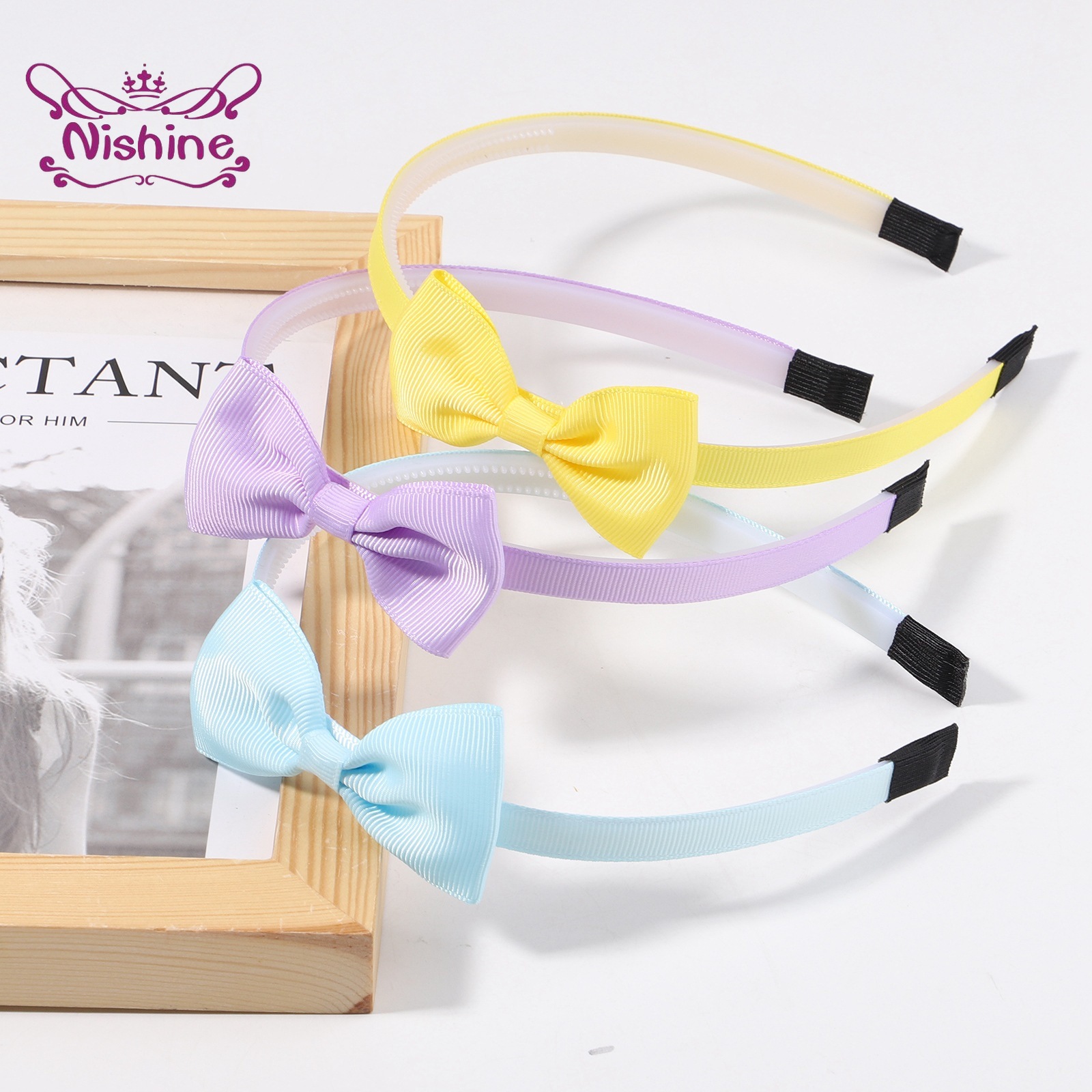 1PCS Ribbon Bow Knot Headband  - огляд і ціна Baby Clothing