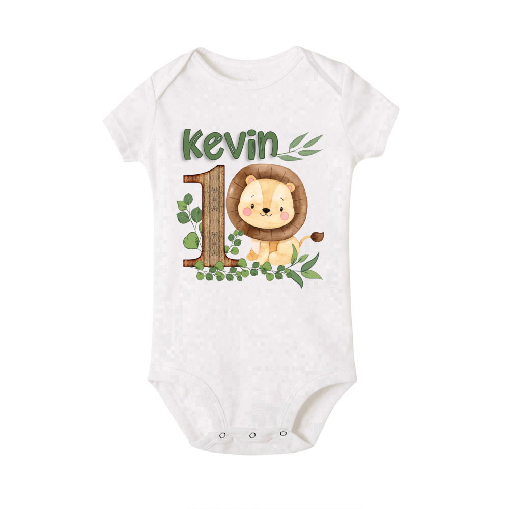Personalised Safari Animal wit - огляд і ціна Baby Clothing Names